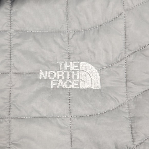 North Face Jacket Thermoball Eco Puffer Mens Medium Gray Full Zip EUC - Picture 7 of 12